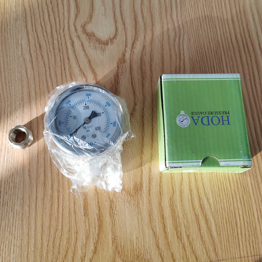 Stainless Steel Digital Hydraulic Oil Filled Air Gas Pressure Gauges