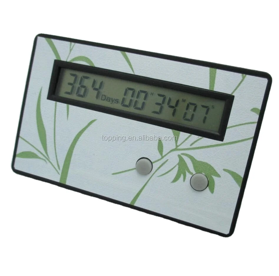 365 days countdown timer with LCD digital timer