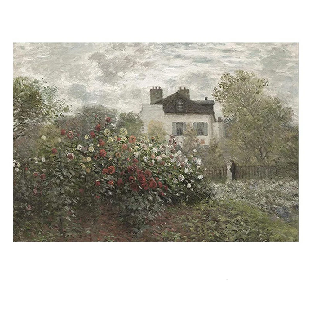 Картина маслом на холсте с абстрактным пейзажем