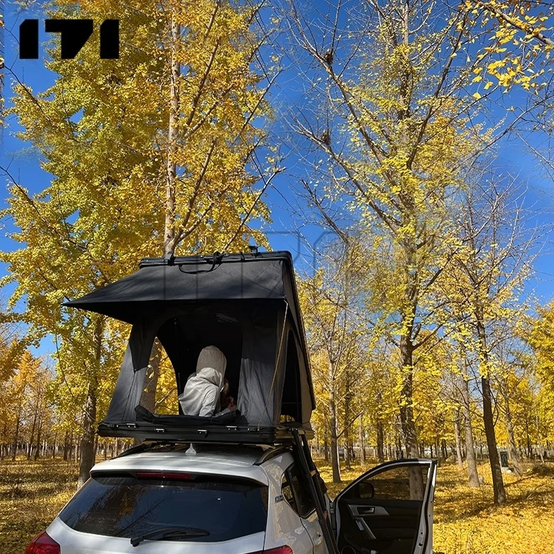 Outdoor Activities Tents Camping Outdoor Car Roof Camp Tent Roof Top Tent Hard With Storage Bags