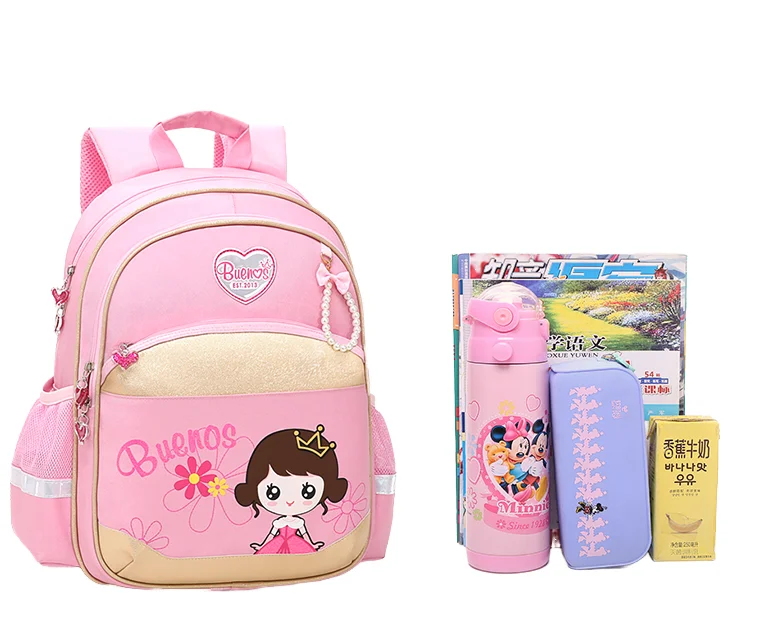 Custom Logo Back to School Student Pencil Case Lunchbox Water Bottle Customized Kids Cartoon Pattern School Backpacks Kit