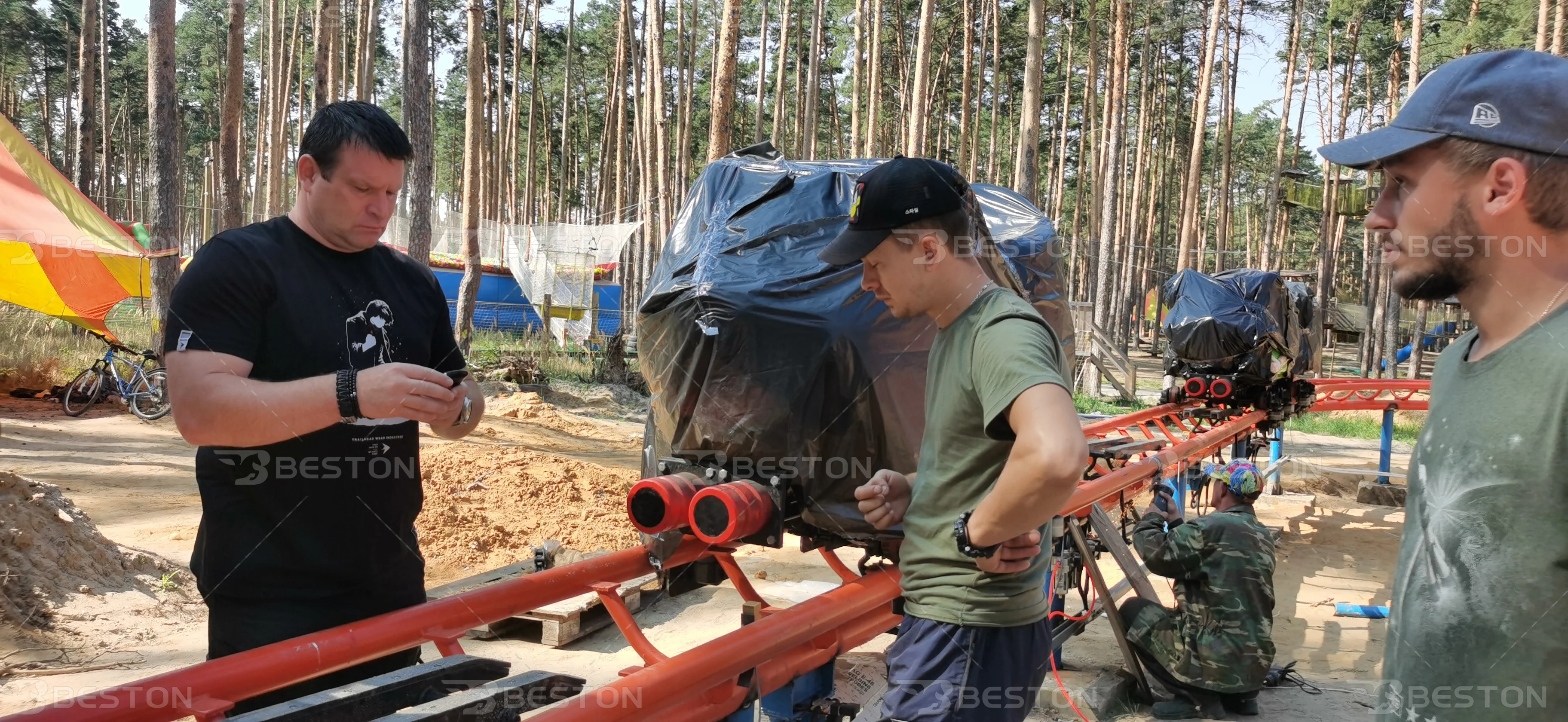 Beston Outdoor Play Ground Equipment Adults And Kids Outdoor Amusement Park Rides Project Solution