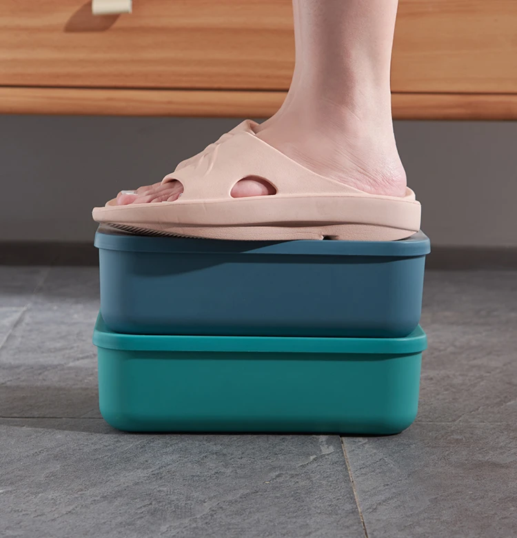 Waterproof Plastic Storage Box Sundries Box Organizers Home Closet Cosmetics Storage Basket With handle storage boxes & bins