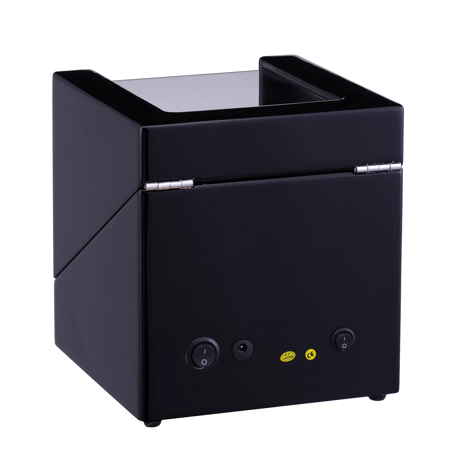 Wooden Automatic watch winder box case safe watch shaker  4 mode direction control 2 slot with open-stop,AC/BATTERY drive