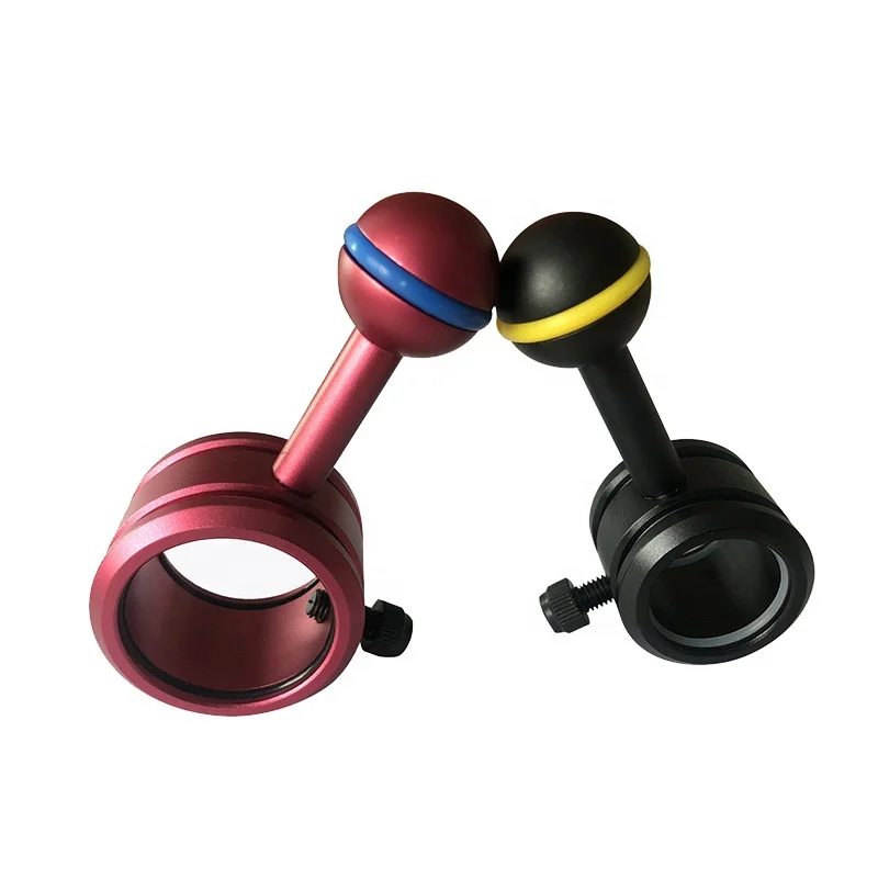 Custom Aluminum Alloy Universal Ball Joint Bracket Diving Torch Underwater diving Flashlight ball head