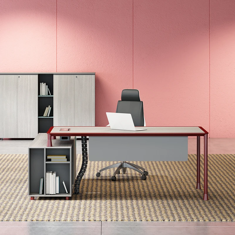 High quality luxury office furniture desk modern CEO office desk executive in solid wood