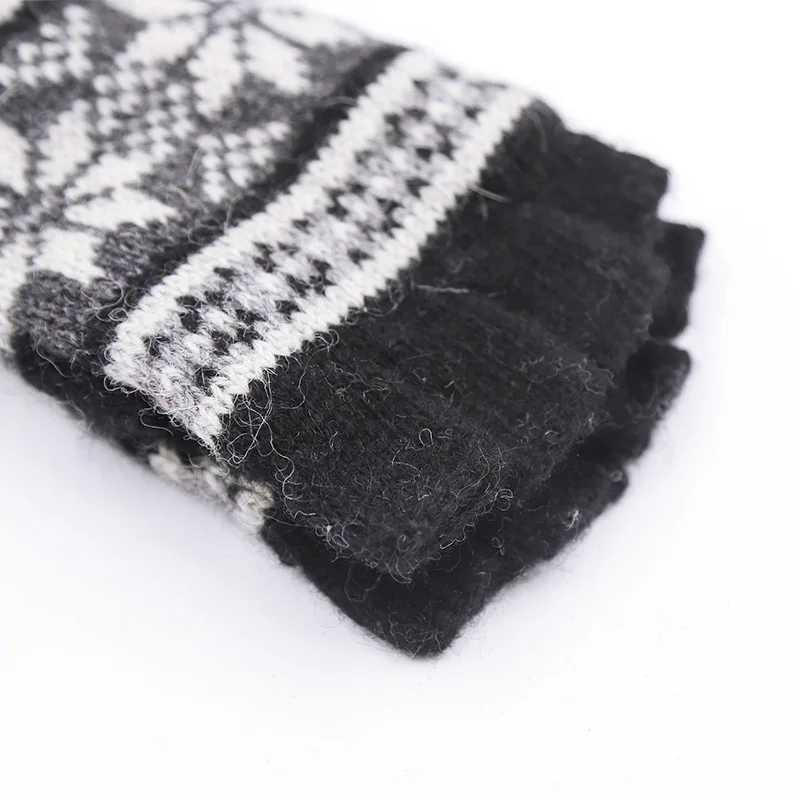 Beanie Manufacturer Custom Logo Cycling Gloves Knit Gloves Warm Gloves for Winter Men Women