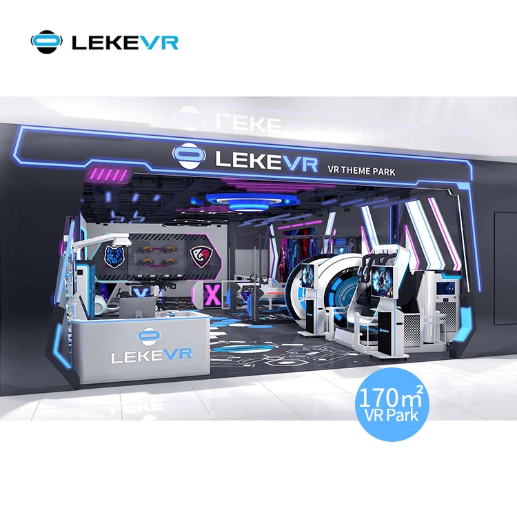 LEKE VR One Stop Solution тематический парк 9D кинотеатр симулятор виртуальной реальности Аркадный Игровой Автомат Zone