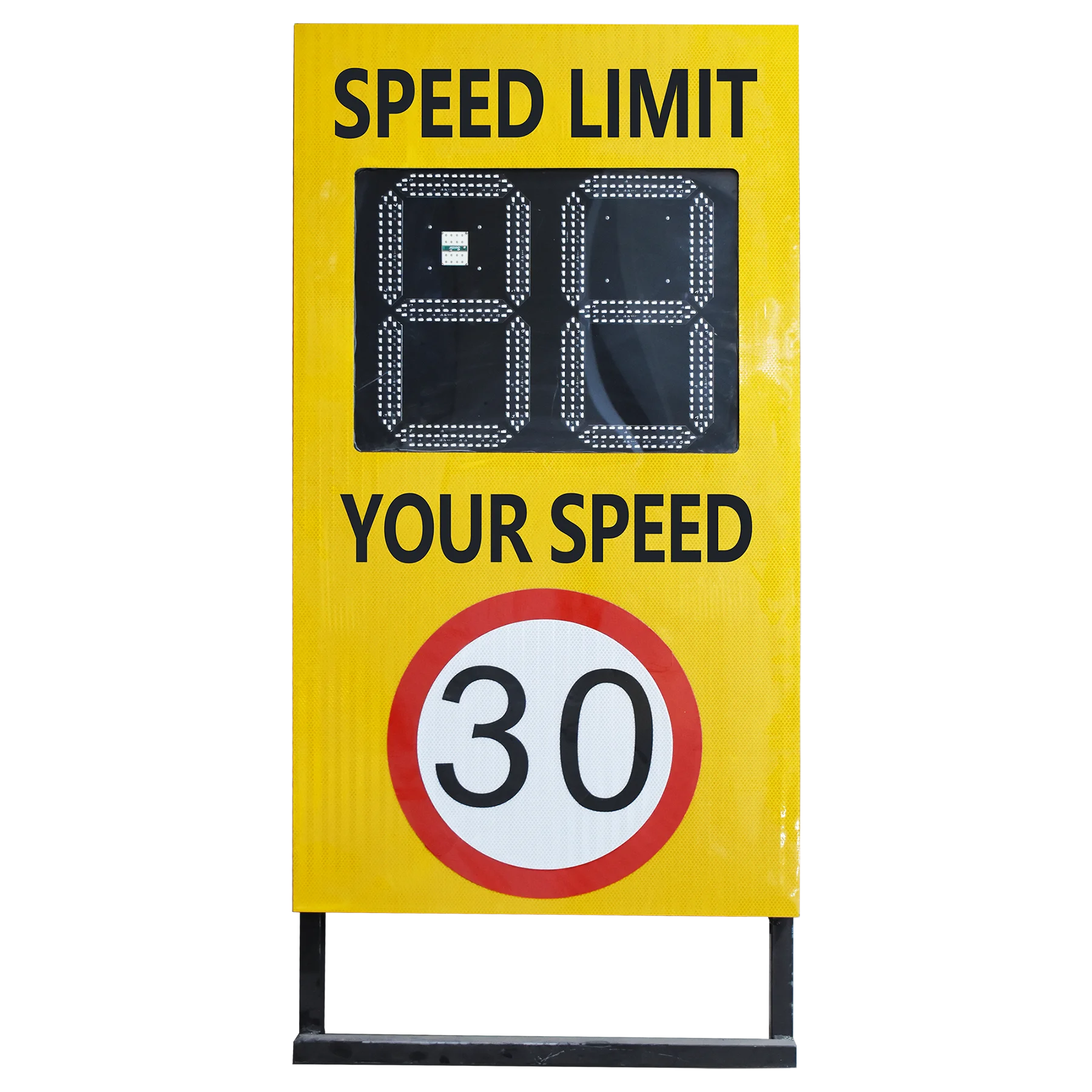factory price LED display traffic signs speed detector solar radar speed limit sign radar speed sign