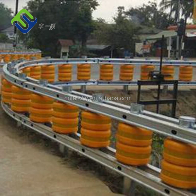 Safety Roller Crash Barrier For  Road Highway