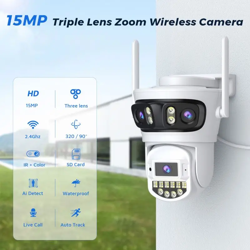 Wi-Fi сетевая камера 1080P Hd беспроводной интерьер Imnalambrica панорамирование и наклон безопасности со светодиодным динамиком двойное видео A9 Mini Ip