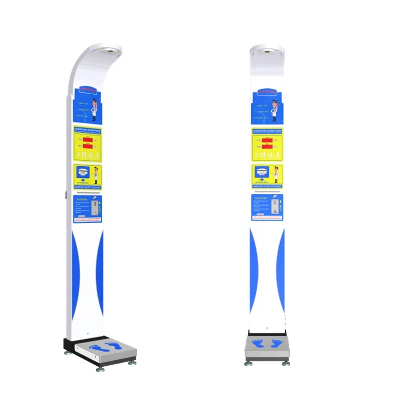 from manufacturer Rs232 digital coin height weight scale  measuring bmi for human with high quality