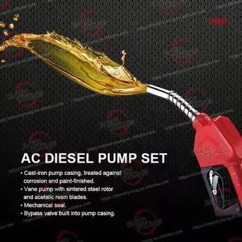 Electric 80 Cube Fuel Dispenser Pump Kits with Meter Nozzle 110v/220v Petrol Pump for Automotive Industry OEM Customizable
