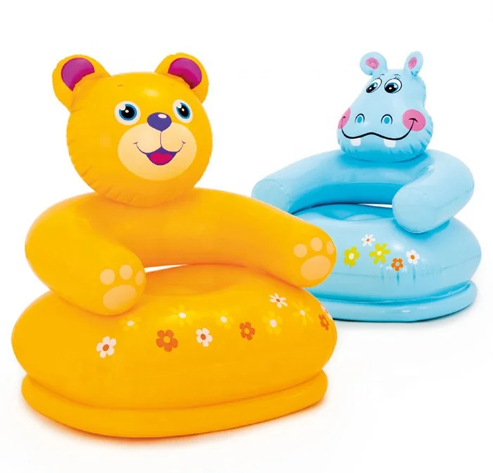 Inflatable Chair (Transparent Clear) sofa Perfect for Kids  or Adult and Kids Cheap Transparent PVC Inflatable promotion gift