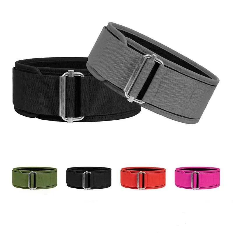 Hot Selling High Quality Quick Self-Locking Weightlifting Gym Belt Custom Logo Weight Lifting Belt for Factory