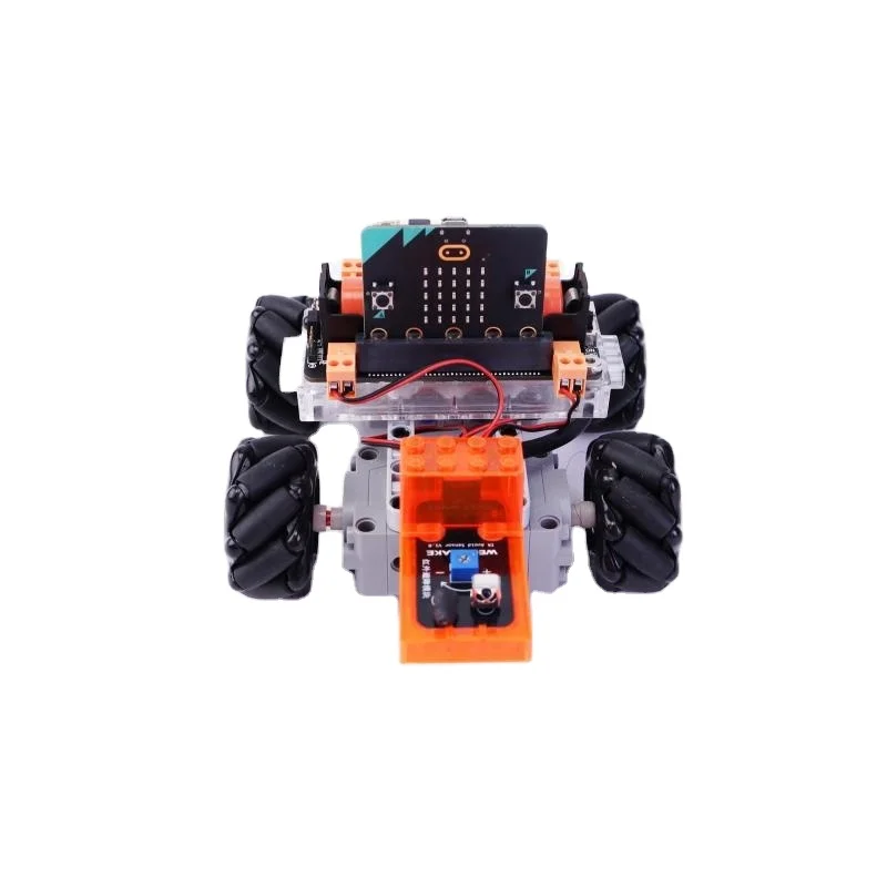 Weeemake 4WD Mecanum DIY robot stem metal car electric toy educated code for ai coding for school students programming Educ