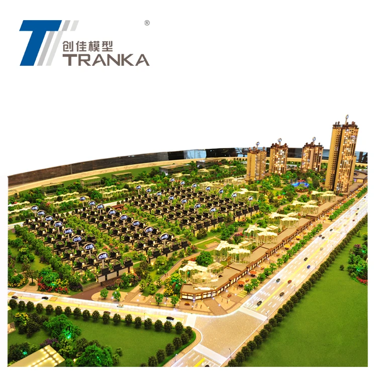 1:160  3D architectural model for sale , building model supplies