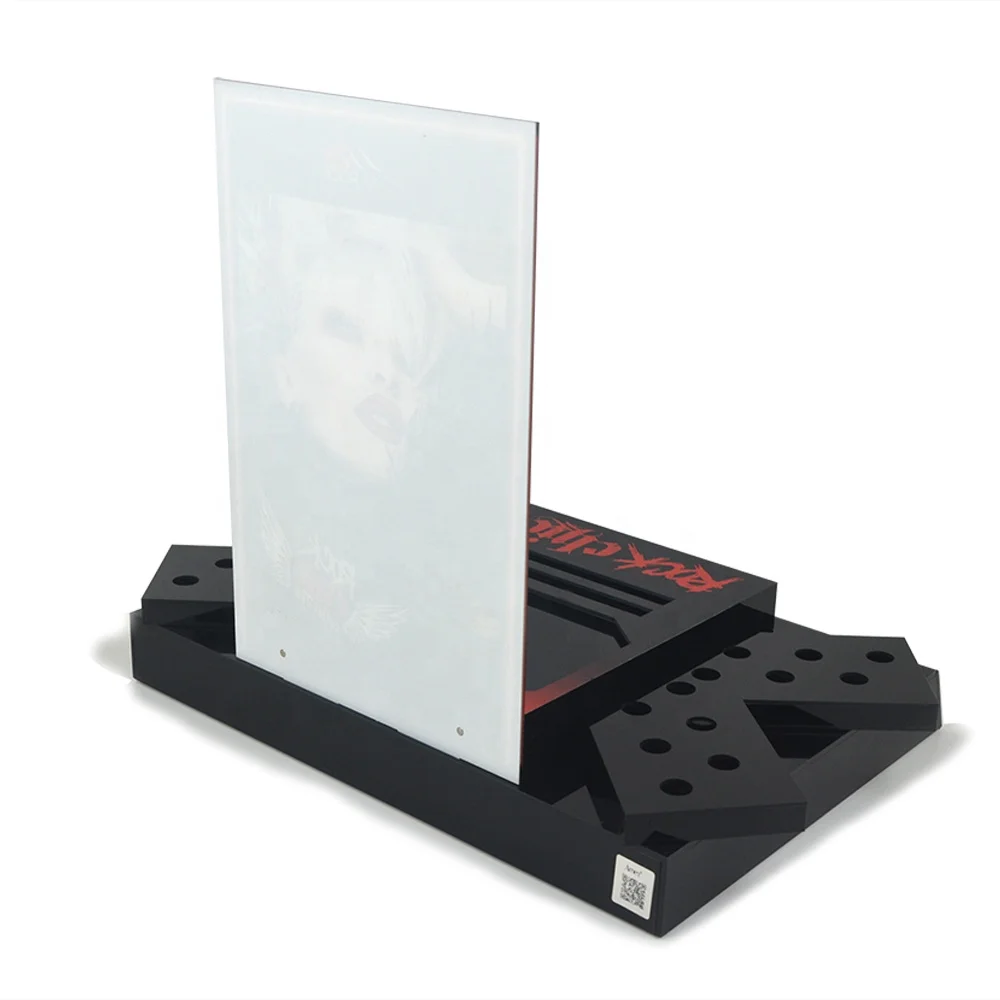 High quality custom cosmetics display showcase retail store plastic display cosmetics lipstick acrylic cosmetic display rack