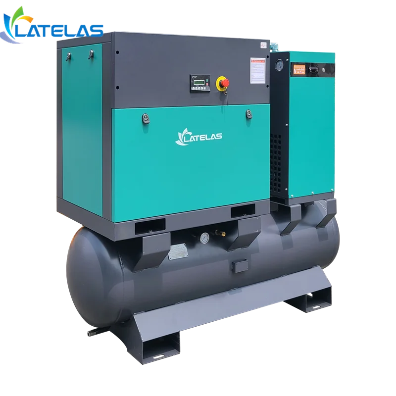 20 HP 30HP Industrial Integrated Rotary Screw Air Compressor for Laser Cutting Machine
