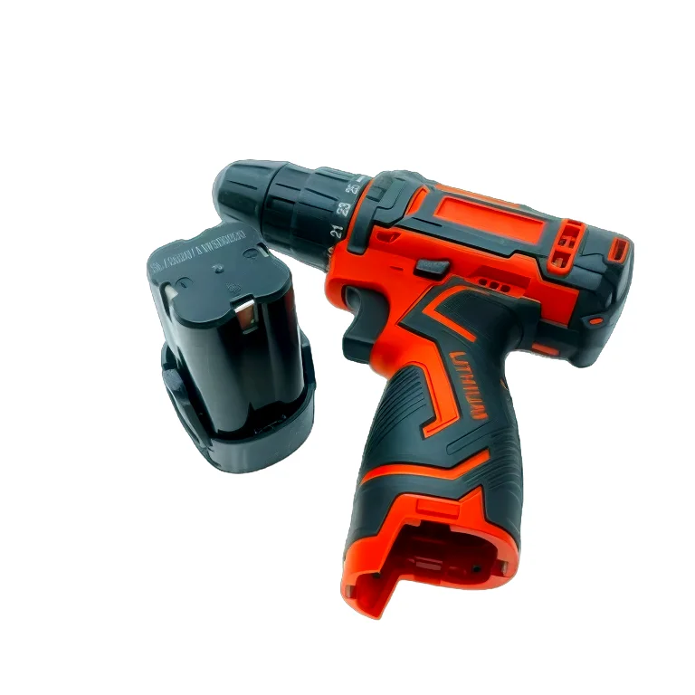 High Quality 12V Lithium Cordless Drill Machine Electric Modification Tool Impact Screwdriver Wrench Powerful Rechargeable Drill