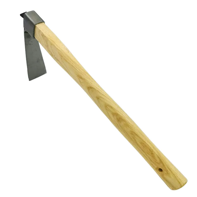 high quality mini hoe with wooden handle for children using