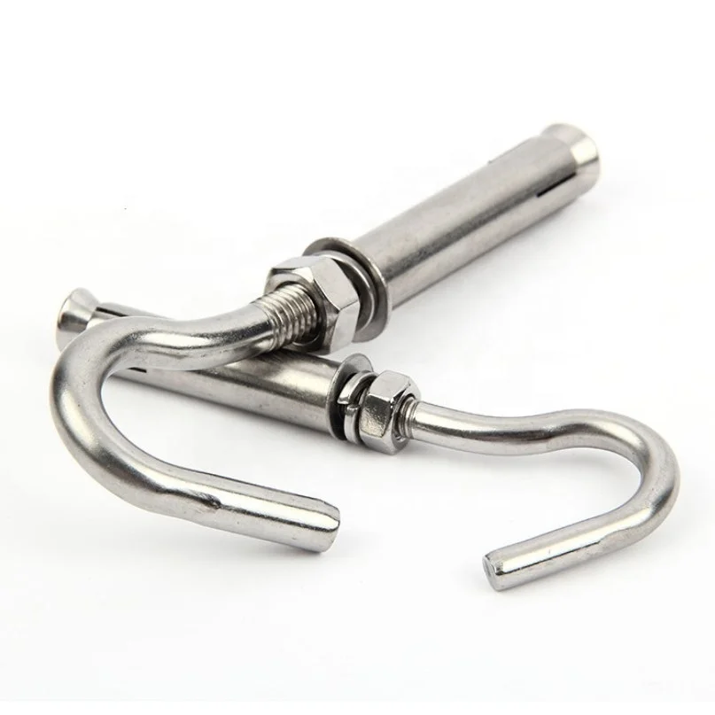M8 M10  stainless steel 304 316 Fan Hanging eye type open hook expansion sleeve anchor bolt (62472314995)