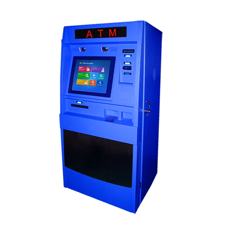 Self Service Bank Recycler ATM Machine Cash Deposit Note Dispenser ATM Machine