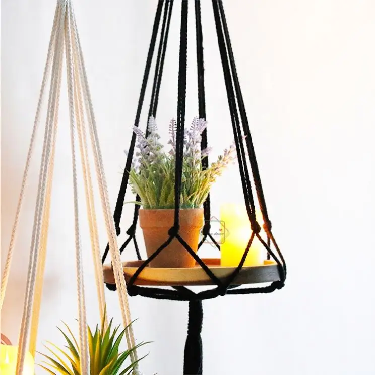 interior decoration macrame plant hangers home accessories