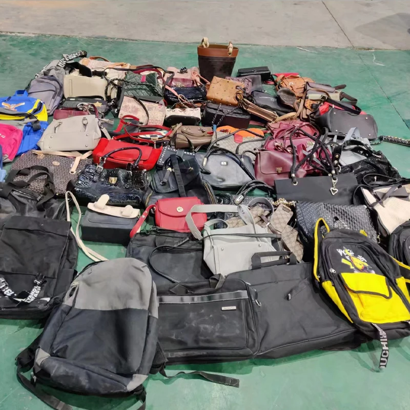 KINGAAA japan wholesale original bags bale second hand used branded luxury handbag used bags in bales