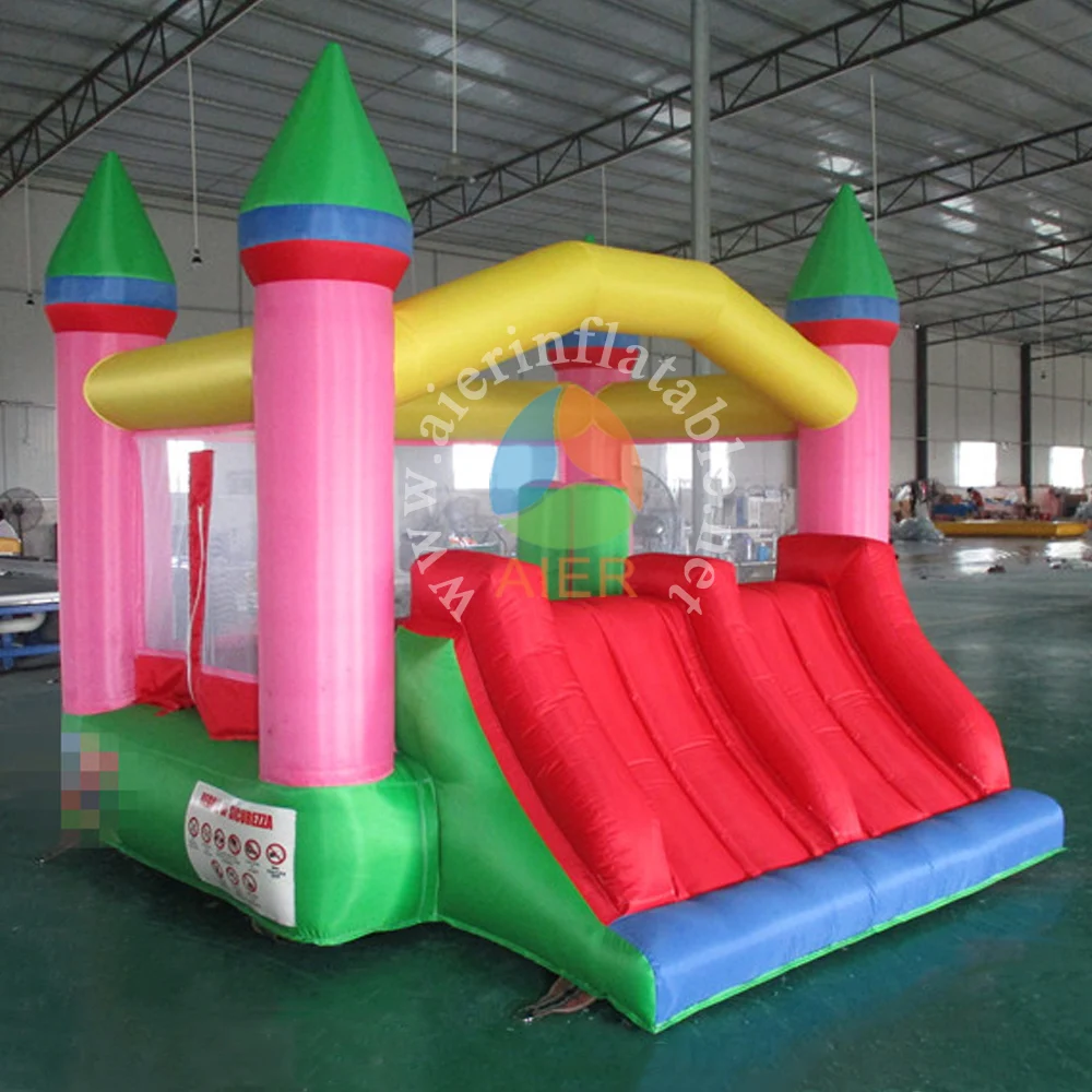Manufacturer Oxford Inflatable Slide Bouncing Castle Inflatable Trampoline Bouncer Inflatable Jumping Bouncer For Sale