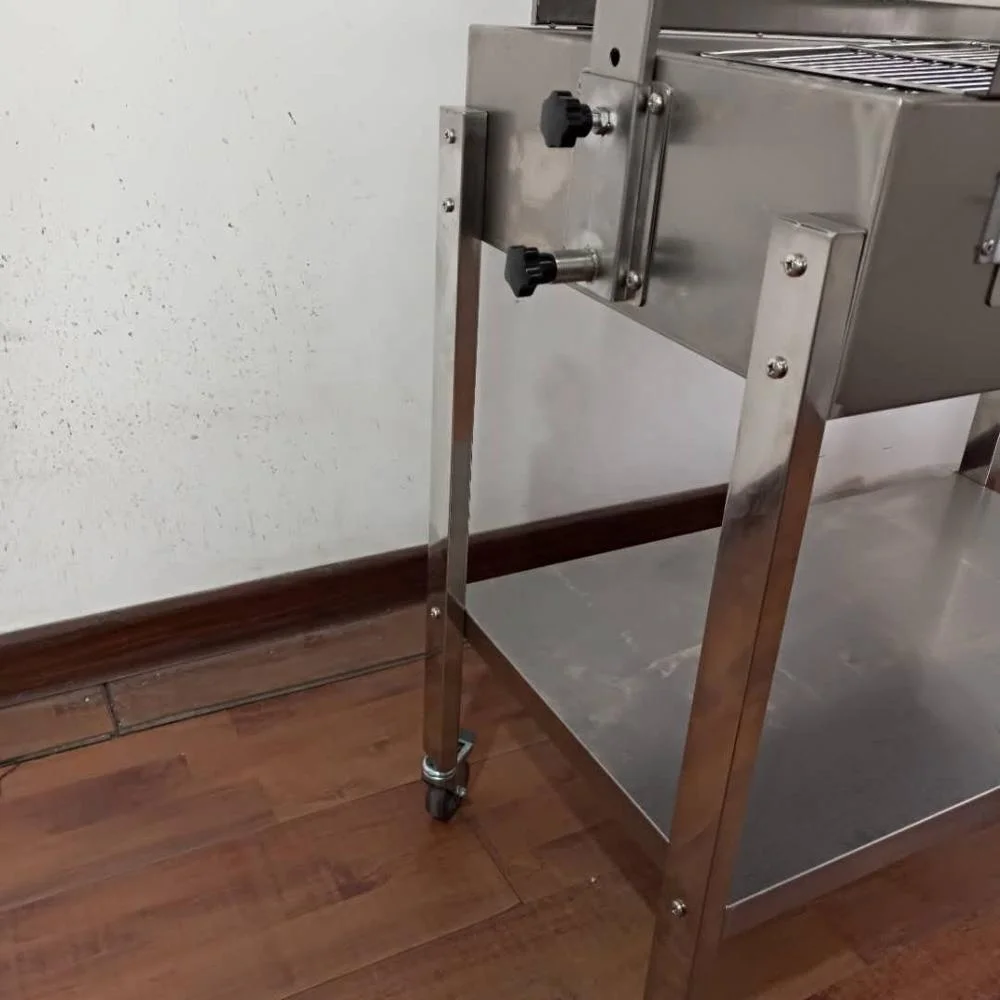 Outdoor Garden Rotating Rotisserie Grill Hood Barbecue Brazilian Cyprus Style