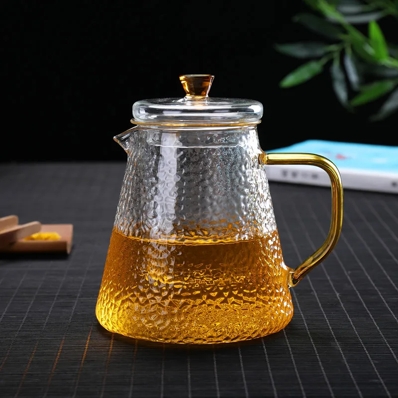 Tea Sets Teapots Glass Borosilicate Heat Resistant Glass Teapot Gas Stove Flower Puer Kettle Chinese Kung Fu Tea Set With Filter