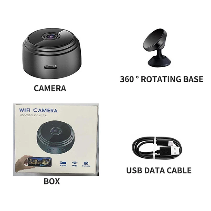 Умная Магнитная Wi-Fi мини-камера видеонаблюдения Hd1080P беспроводная видеокамера IP