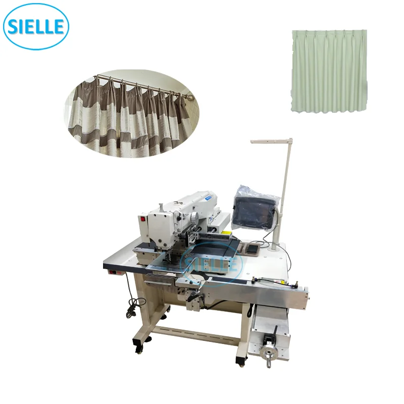 Automatic curtain pinch pleat linen folding machine