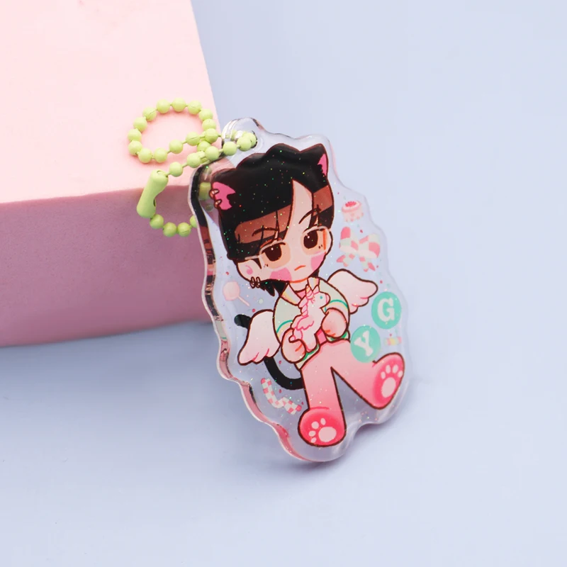 OEM Acrylic Keychain Wholesale Custom Logo Printing Anime Acrylic Keychain