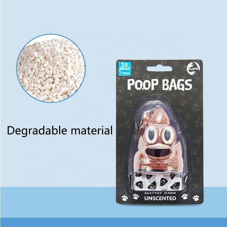 Sohpety Custom Pet Waste Bag Holder Earth Rated Eco Friendly Dog Dispenser Green Sheep Poop Bags