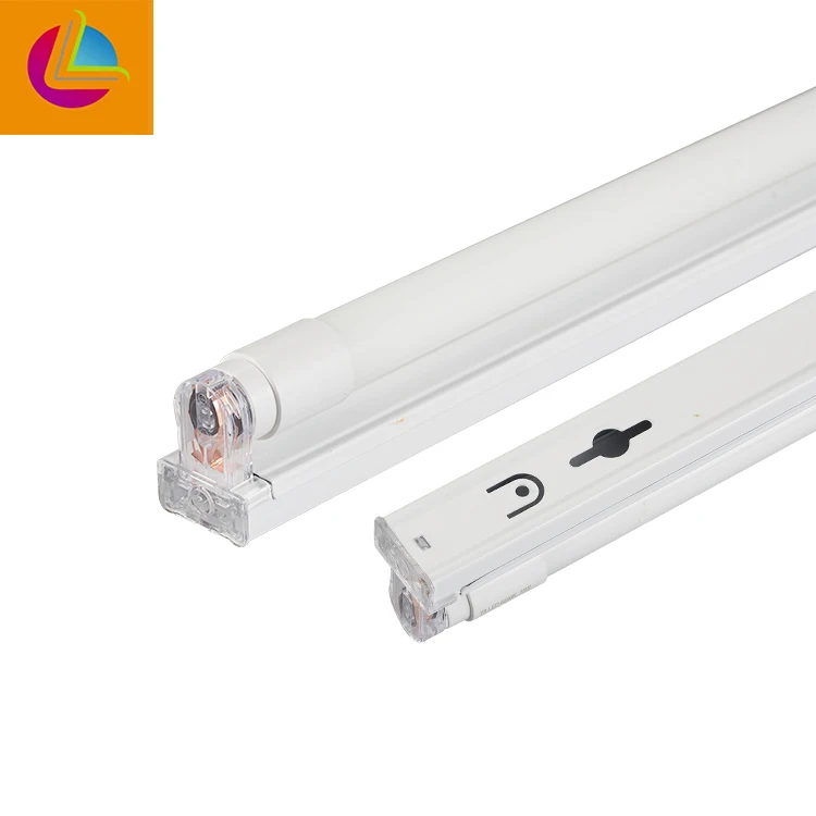 Hot Sale Led Batten Lamp Holder Hanging Ceiling Mounted Aluminum T8 Led Tube Light Bracket Fitting