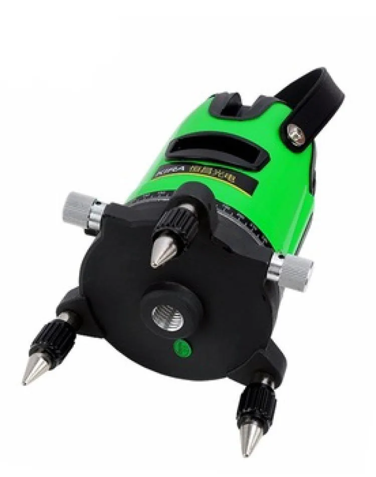 
3 Line Green Beam Self-Leveling Horizontal Laser Line Level with 360 Degree Rotary 