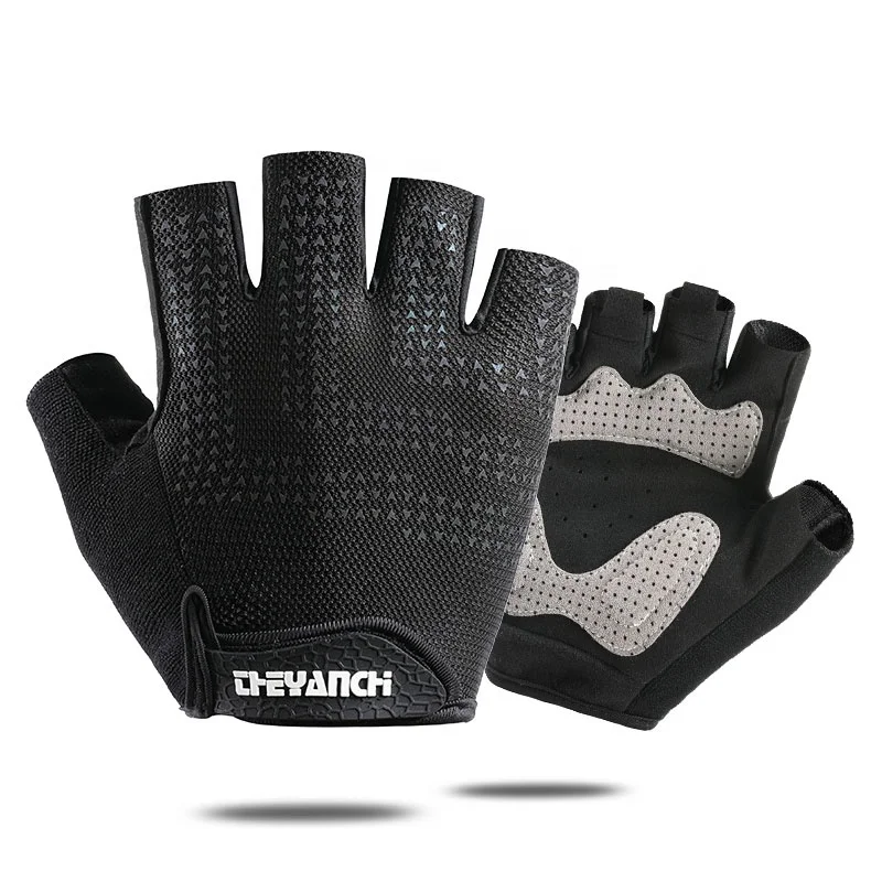 Bicycle gloves Q9072outdoor Half Finger sports antiskid gloves shockproof fitness riding gloves for men