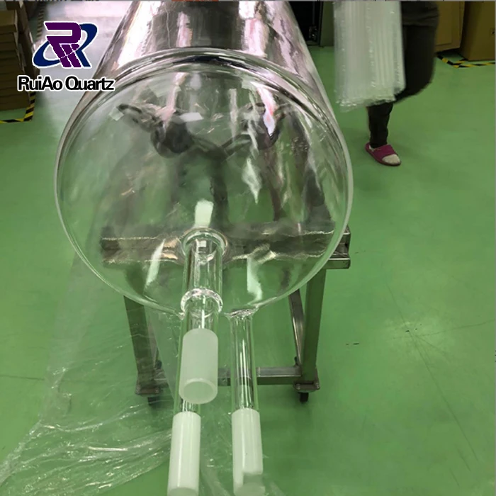 Fused silica semiconductor diffusion quartz tube for tube furnace