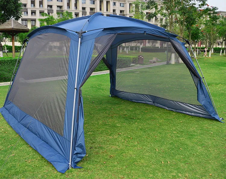 Custom Portable Camping Mosquito Net Outdoor Sunshade Cover Mesh Tent for Family Party Garden Beach Travelling Camping Tent