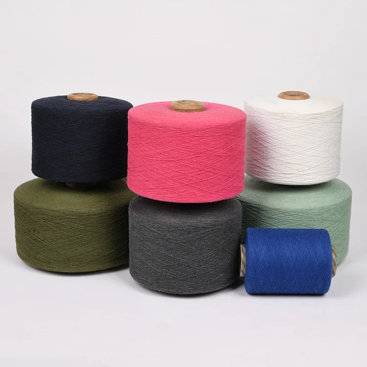 Weaving yarn Wholesale Eco friendly  Low Price Polyester Cotton Blended yarn