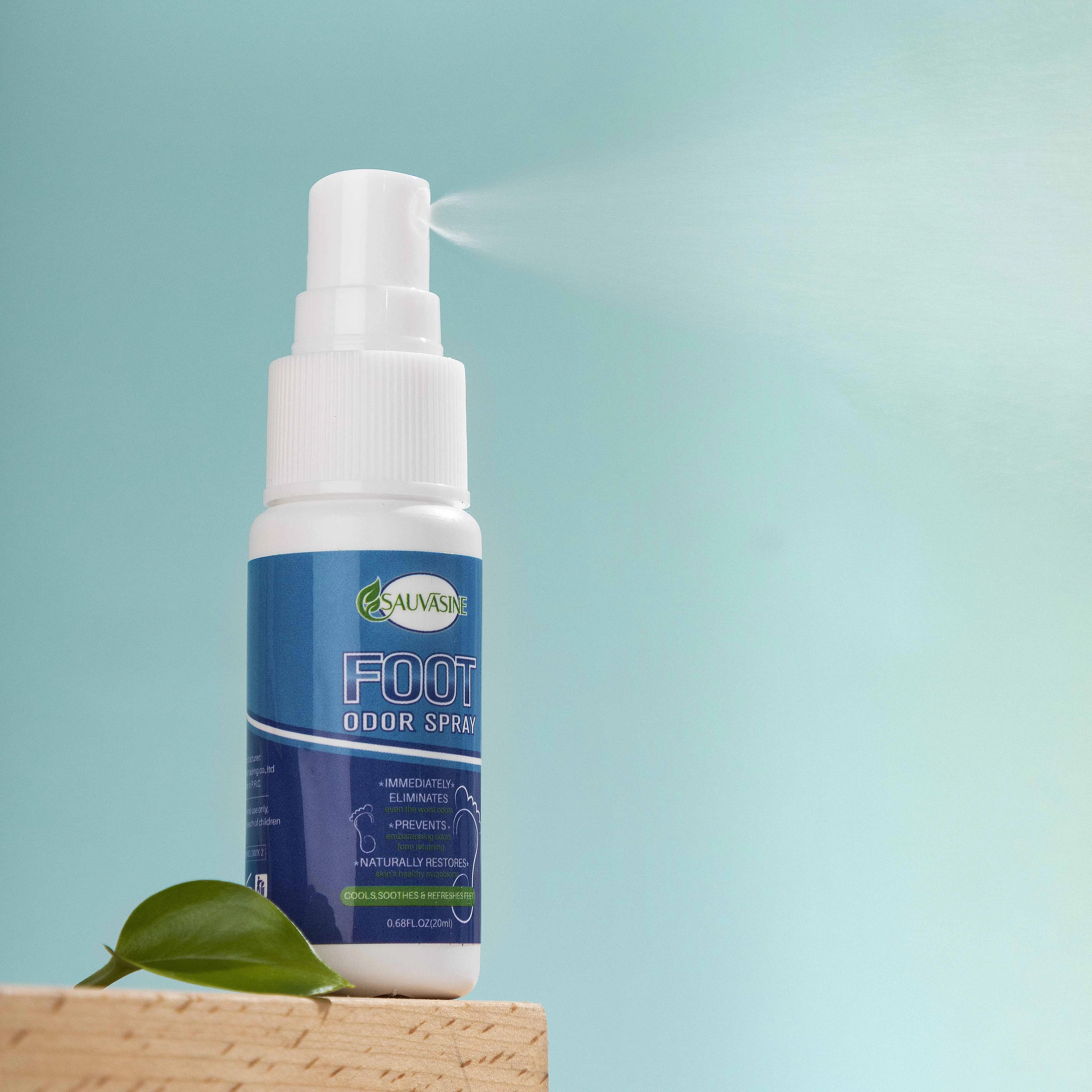 Private label natural cooling man power spray athletes foot care odor and shoe fungus powder peeling foot spray