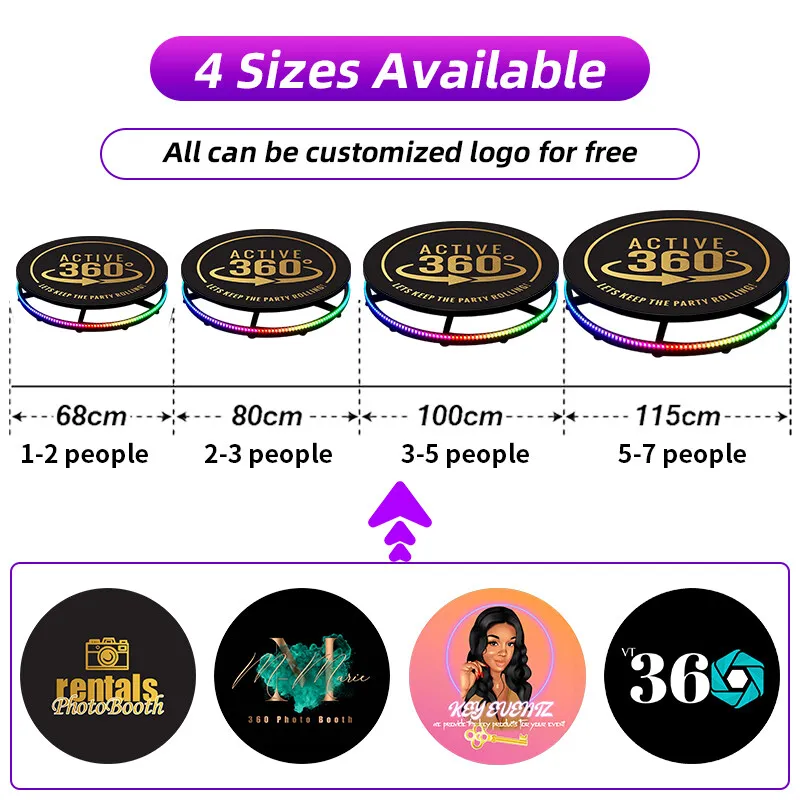 Dhl Fast Shipping Automatic Best Wedding Camera 360 Degree Photobooth Spin Photo 360 Booth With Flight Case photo booth 360 prix