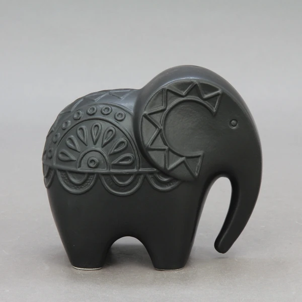 
Artificial white ceramic elephant figurines craft for sale 