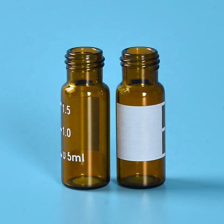 Wholesale price 4ml essential oil amber perfume glass vial with gold cap