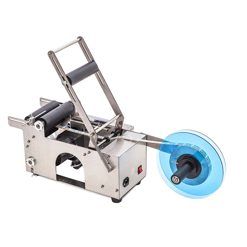 MT50 Round Bottle Labeling Machine Semi-auto Sticker Label Machine
