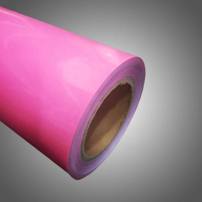 Pink Wholesale Rolls Htv Textile Fabric Water waterproof PU Heat Transfer Vinyl For T Shirts
