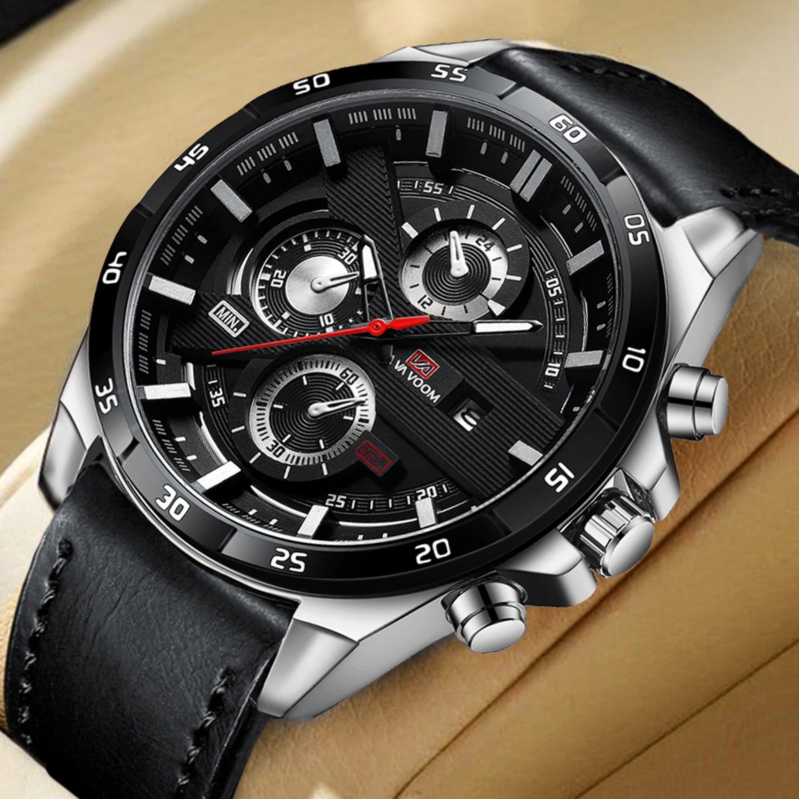 Hot Selling Best Quality Quartz Men New Style Top Brand Luxury Waterproof Water Resistant Men Fashion Quartz Custom Sport Watch