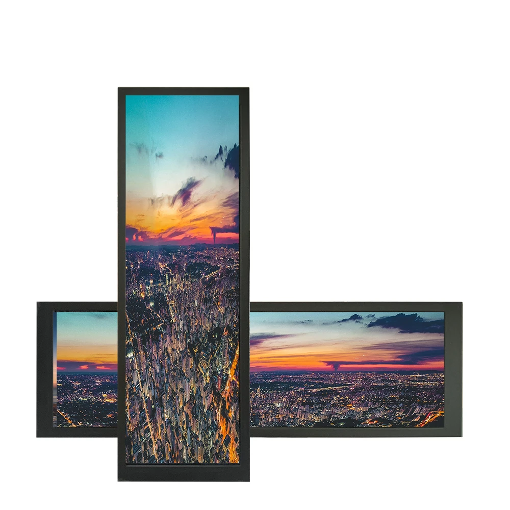 7.9inch LCD Panel 400*1280 500cd/m High Bright  Indoor LCD Display Wall Mounted tv Screens Digital Signage Advertising Player